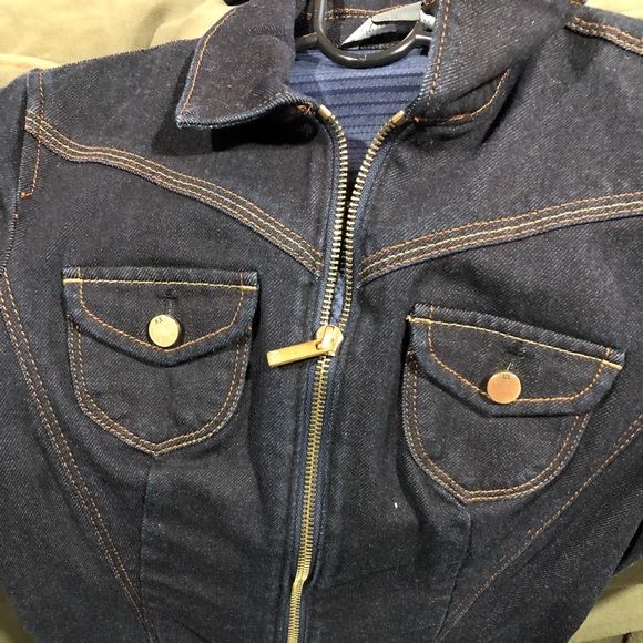 Armani Exchange Jeans Dress Size 0 - Picture 3 of 4